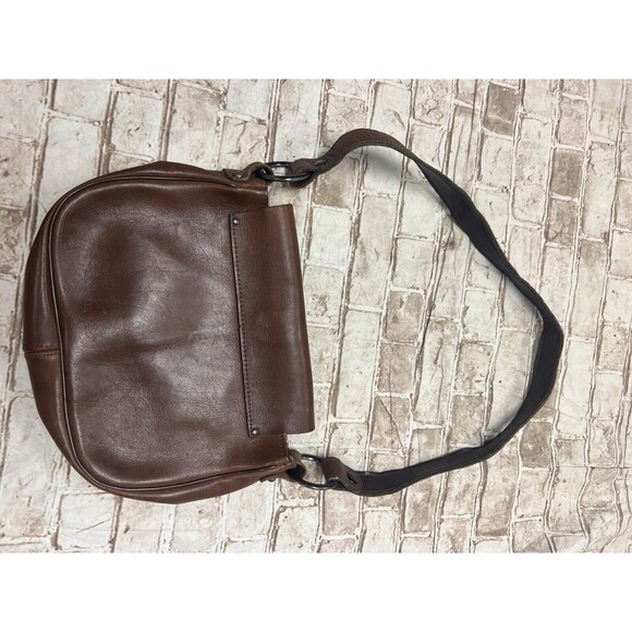 Ladies Vintage Handcrafted Leather Shoulder Bag With Animal Clasp Deer? - Picture 6 of 8